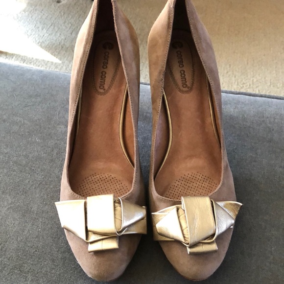 Corso como suede heels - Picture 2 of 6